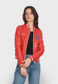 Oakwood Flirt - Veste En Cuir - Red